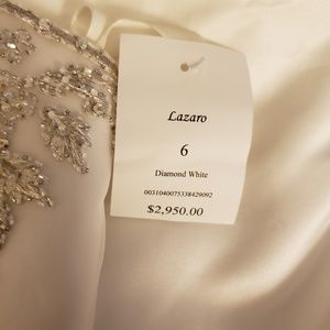 Brand new Lazaro wedding gown